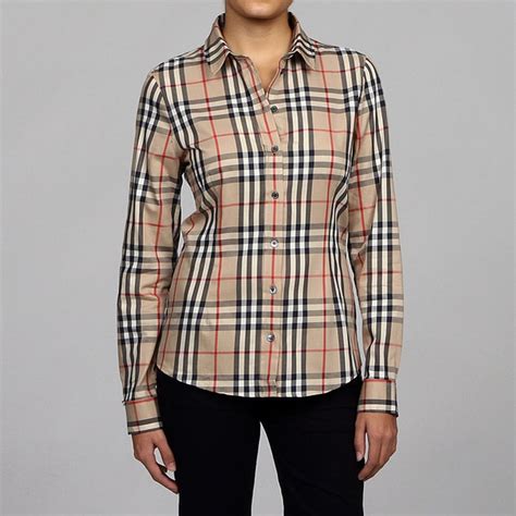 burberry blouse women's|burberry shirt women sale clearance.